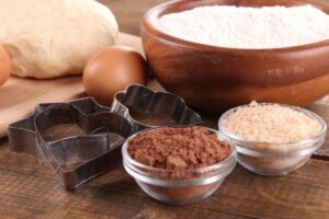 Ingredientes para preparar receitas com cacau em pó
